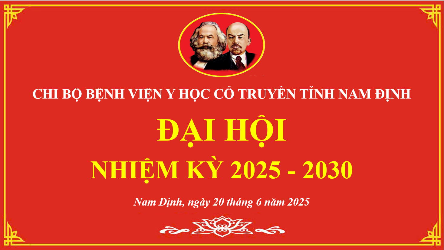 Ảnh bìa album 🎉 CHÚC MỪNG THÀNH CÔNG ĐẠI HỘI CHI BỘ BỆNH VIỆN Y HỌC CỔ TRUYỀN LẦN THỨ XXX NHIỆM KỲ 2025–2030 🎉